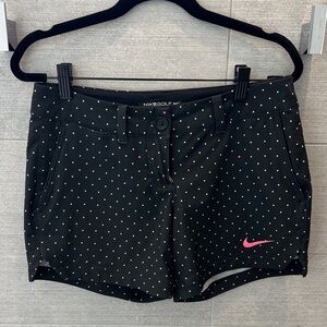 Nike Golf Women's Black and Pink Polka Dot